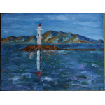 Картина маслом "Токаревский маяк"