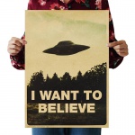Плакат "Я хочу верить"